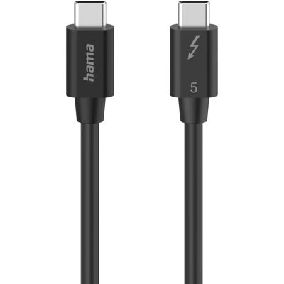 Hama USB-C Kaapeli - 80 Gbit/s, 8K, 240W - USB 3.2 Gen 2 Hama USB-C Kaapeli - 80 Gbit/s, 8K, 240W - USB 3.2 Gen 2