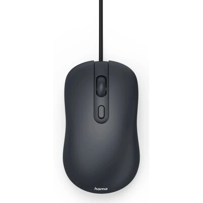 Hama CM-200 Maus - Optisch 1600 DPI - Beidhändig - USB Kabel Hama CM-200 Maus - Optisch 1600 DPI - Beidhändig - USB Kabel