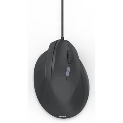 Hama ECM-500R Maus - Rechtshänder, 7 Tasten, 1800 DPI, Kabelgebunden, Leise, Vertikal - Maus Hama ECM-500R Maus - Rechtshänder, 7 Tasten, 1800 DPI, Kabelgebunden, Leise, Vertikal - Maus