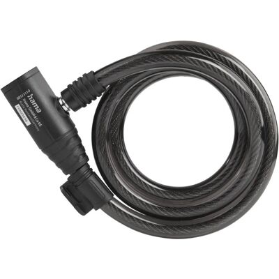 Hama 00178136 Bicikliszám - Spiral kábel lakat 1200 mm Hama 00178136 Bicikliszám - Spiral kábel lakat 1200 mm