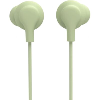 Auriculares Hama Curly - In-ear, cableados, llamadas/música - Verde claro Auriculares Hama Curly - In-ear, cableados, llamadas/música - Verde claro