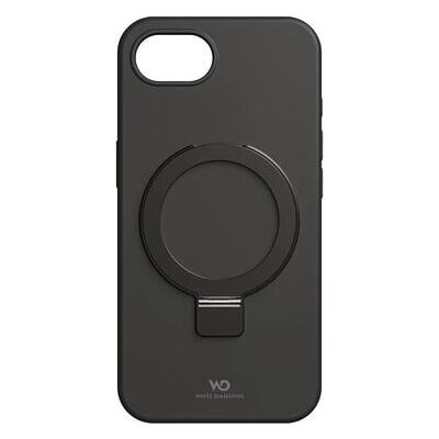 White Diamonds iPhone 16e Schwarzes Urban Stand Case White Diamonds iPhone 16e Schwarzes Urban Stand Case