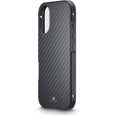 Black Rock iPhone 17 - Coque en Verre 360° Carbone Black Rock iPhone 17 - Coque en Verre 360° Carbone