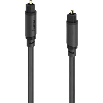 Hama 00202017 Lydkabel - 3m TOSLINK - Sort Hama 00202017 Lydkabel - 3m TOSLINK - Sort
