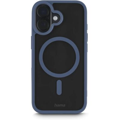 Hama iPhone 17 Couverture magnétique bleue transparente - coque téléphone Hama iPhone 17 Couverture magnétique bleue transparente - coque téléphone