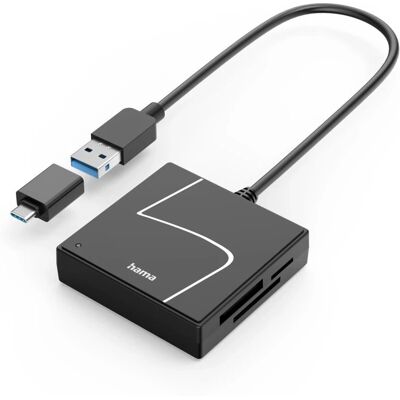 Hama - 200148 - USB-C - Schwarz - Kartenleser Hama - 200148 - USB-C - Schwarz - Kartenleser