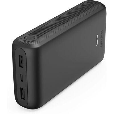 Hama - 201778 - 24000mAh - USB-C 2x USB-A - Powerbank Hama - 201778 - 24000mAh - USB-C 2x USB-A - Powerbank