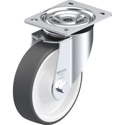Blickle Stahlblech Lenkrolle - 160mm - Max 400kg - Rollen Blickle Stahlblech Lenkrolle - 160mm - Max 400kg - Rollen