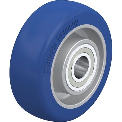 Roues lourdes Blickle - Bande en polyuréthane souple - Noyau en aluminium - 80mm - Publicité Roues lourdes Blickle - Bande en polyuréthane souple - Noyau en aluminium - 80mm - Publicité