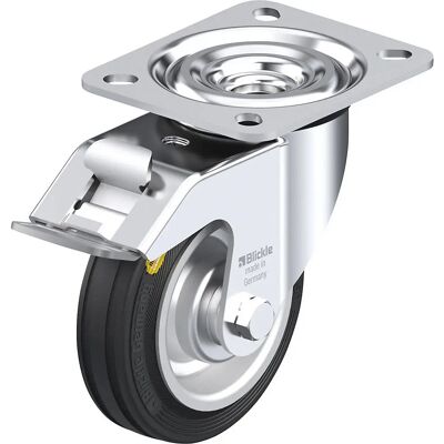 Blickle Stahlplatte Rollenrad - Max. Belastung 100kg Blickle Stahlplatte Rollenrad - Max. Belastung 100kg