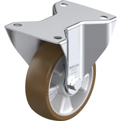 Blickle Feste Stahlplatte Rolle - 125mm - Max 350kg - Schwerlast Blickle Feste Stahlplatte Rolle - 125mm - Max 350kg - Schwerlast