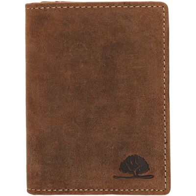 Greenburry Braun Vintage Leder Kreditkartenetui - Portemonnaie Greenburry Braun Vintage Leder Kreditkartenetui - Portemonnaie