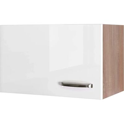 Flex-well Florenz Hängeschrank - 60cm, 32cm hoch, weiß & Eiche Flex-well Florenz Hängeschrank - 60cm, 32cm hoch, weiß & Eiche