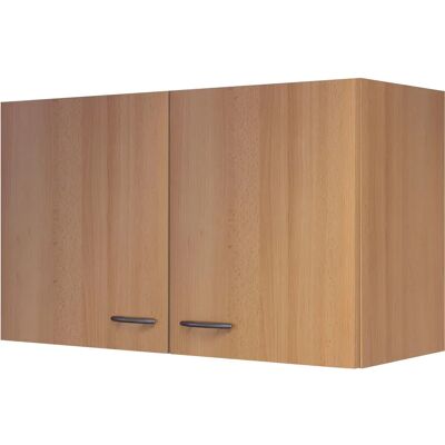 FLEX-WELL Nano Wandregal - 2 Türen, Buche Nachbildung FLEX-WELL Nano Wandregal - 2 Türen, Buche Nachbildung