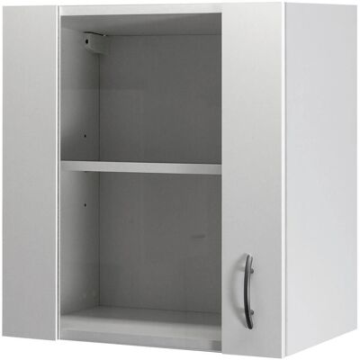 FLEX-WELL Wito Wandhängeschrank - Glastür, 50x54,8x32 cm, Weiß FLEX-WELL Wito Wandhängeschrank - Glastür, 50x54,8x32 cm, Weiß
