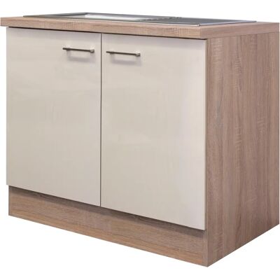 FLEX-WELL Nepal Küchenschrank - 100x86x60 cm - Braun FLEX-WELL Nepal Küchenschrank - 100x86x60 cm - Braun