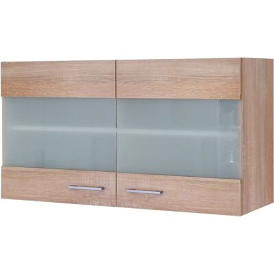 FLEX-WELL Samoa Glashängeschrank - Sonoma Eiche, 100cm, 55cm, 32cm FLEX-WELL Samoa Glashängeschrank - Sonoma Eiche, 100cm, 55cm, 32cm