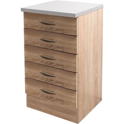 FLEX-WELL Bergen Unterschrank - Sonoma Eiche, 50x85x50cm FLEX-WELL Bergen Unterschrank - Sonoma Eiche, 50x85x50cm
