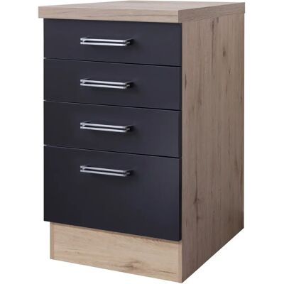 Flex-Well Antigua Unterschrank - 50x86x57cm - Grau Flex-Well Antigua Unterschrank - 50x86x57cm - Grau