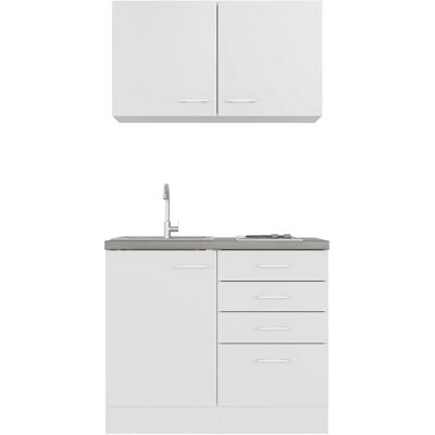 FLEX-WELL Lucca Küchen-Set - Weiß, 100cm FLEX-WELL Lucca Küchen-Set - Weiß, 100cm