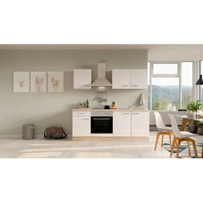 H-tech WH1100 Sonoma Eiche Küchen-Set - Küche H-tech WH1100 Sonoma Eiche Küchen-Set - Küche