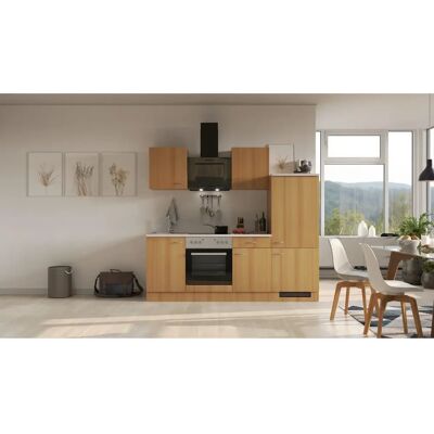 Flex-Well Kuchyňská sestava - Moderní, 220cm, pracovní deska Rumba Flex-Well Kuchyňská sestava - Moderní, 220cm, pracovní deska Rumba