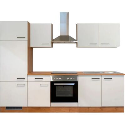 FLEX-WELL Vintea Küche - Weiß - Komplett, 270x200x60 cm FLEX-WELL Vintea Küche - Weiß - Komplett, 270x200x60 cm