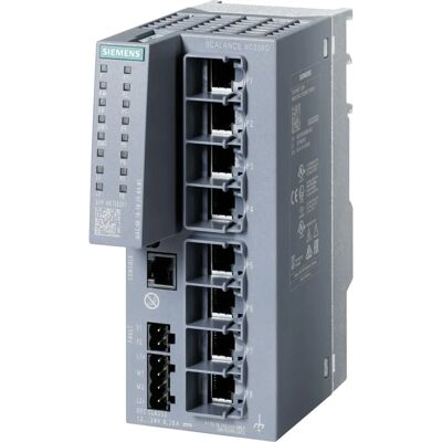 Siemens - 6GK5208-0GA00-2TC2 - 8-Port 10/100/1000 RJ45 Siemens - 6GK5208-0GA00-2TC2 - 8-Port 10/100/1000 RJ45