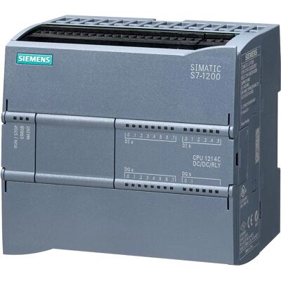 Siemens CPU 1214C - PLC Steuerung mit 14 digitalen Eingängen, 10 digitalen Ausgängen, Ethernet Siemens CPU 1214C - PLC Steuerung mit 14 digitalen Eingängen, 10 digitalen Ausgängen, Ethernet