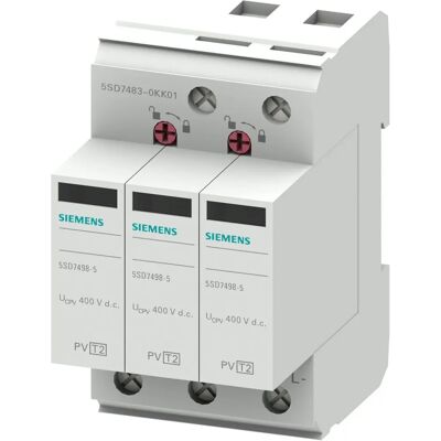 Siemens Überspannungsschutz - 40kA, 3,7kV - DIN-Schiene Siemens Überspannungsschutz - 40kA, 3,7kV - DIN-Schiene