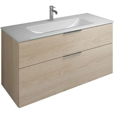 Lavabo in vetro Eqio Burgbad 122cm - Modulo con cassetto Lavabo in vetro Eqio Burgbad 122cm - Modulo con cassetto