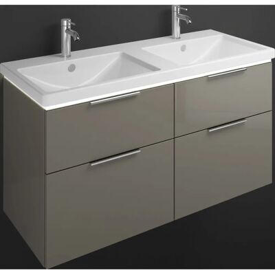 Doble lavabo de cerámica Burgbad Eqio - 1230 mm Doble lavabo de cerámica Burgbad Eqio - 1230 mm