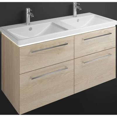 burgbad Eqio Keramik-Doppelwaschtisch - 1230 mm burgbad Eqio Keramik-Doppelwaschtisch - 1230 mm