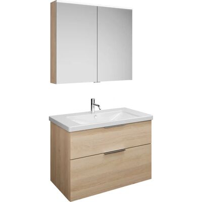 Conjunto de baño Burgbad Eqio - Espejo, Lavabo, Mueble Conjunto de baño Burgbad Eqio - Espejo, Lavabo, Mueble