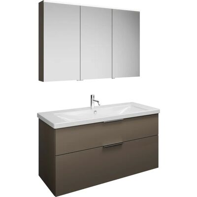 Set Burgbad Eqio - Armadio con Specchio Sinistra, Lavabo in Ceramica, 1230mm - Bagno Set Burgbad Eqio - Armadio con Specchio Sinistra, Lavabo in Ceramica, 1230mm - Bagno