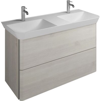 Burgbad Iveo Waschbecken & Unterschrank, 120cm, Weiß - Waschbecken- und Unterschrank-Kombination Burgbad Iveo Waschbecken & Unterschrank, 120cm, Weiß - Waschbecken- und Unterschrank-Kombination