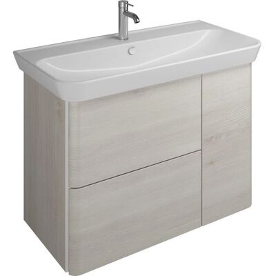 burgbad Iveo Links Keramik-Waschtisch - Waschtisch burgbad Iveo Links Keramik-Waschtisch - Waschtisch