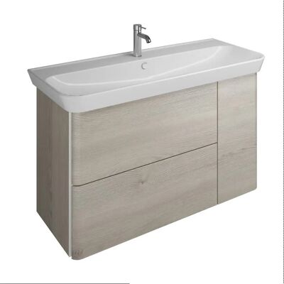 burgbad Iveo Waschbecken - Keramik, 120cm, Links - Waschbecken burgbad Iveo Waschbecken - Keramik, 120cm, Links - Waschbecken