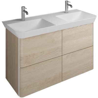 burgbad Iveo Waschbecken-Kombination - 120cm Mineralguss burgbad Iveo Waschbecken-Kombination - 120cm Mineralguss