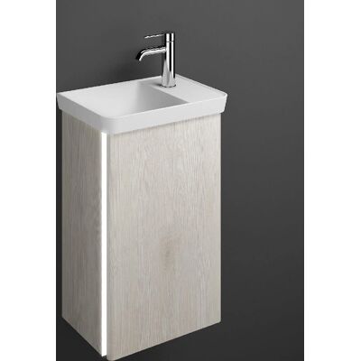 burgbad Iveo Waschtisch - Mineralguss, LED, 44 cm - Waschbecken burgbad Iveo Waschtisch - Mineralguss, LED, 44 cm - Waschbecken