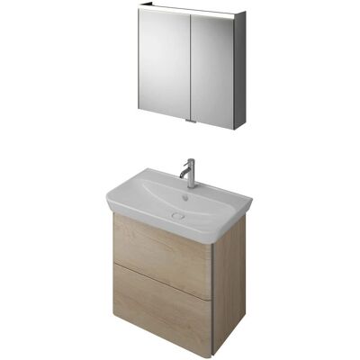 burgbad SFHJ080-L-F2747-C0001-G0162 - Möbel 80cm inkl. Keramik-Waschtisch burgbad SFHJ080-L-F2747-C0001-G0162 - Möbel 80cm inkl. Keramik-Waschtisch