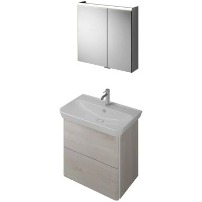burgbad Iveo Möbel 80 cm inkl. Keramik-Waschtisch burgbad Iveo Möbel 80 cm inkl. Keramik-Waschtisch