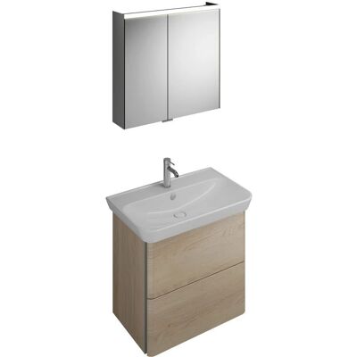 burgbad Iveo Möbel - 80 cm - Keramik-Waschtisch - Möbelkombination burgbad Iveo Möbel - 80 cm - Keramik-Waschtisch - Möbelkombination