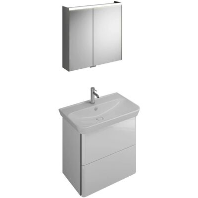Burgbad Iveo Möbelkombination - 80 cm inkl. Keramik-Waschtisch Burgbad Iveo Möbelkombination - 80 cm inkl. Keramik-Waschtisch