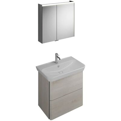 Burgbad Iveo Möbelkombination - 80cm, Keramik-Waschtisch Burgbad Iveo Möbelkombination - 80cm, Keramik-Waschtisch
