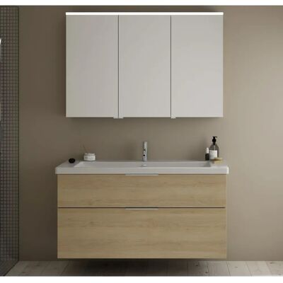 Conjunto Eqio de burgbad - Armario con espejo LED - Baño Conjunto Eqio de burgbad - Armario con espejo LED - Baño