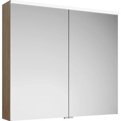 Armadio Specchio Eqio con Illuminazione LED Orizzontale - 2 Ante Armadio Specchio Eqio con Illuminazione LED Orizzontale - 2 Ante