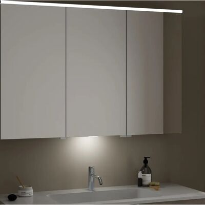 Burgbad Burgbad Eqio Badspiegelschrank - Horizontal LED, 3 Türen Burgbad Burgbad Eqio Badspiegelschrank - Horizontal LED, 3 Türen