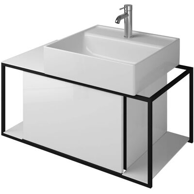 burgbad Junit Waschtisch mit Keramik - 90cm - Waschtisch burgbad Junit Waschtisch mit Keramik - 90cm - Waschtisch