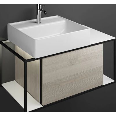 Burgbad Junit Waschtisch - Keramik & LED, 90cm Burgbad Junit Waschtisch - Keramik & LED, 90cm
